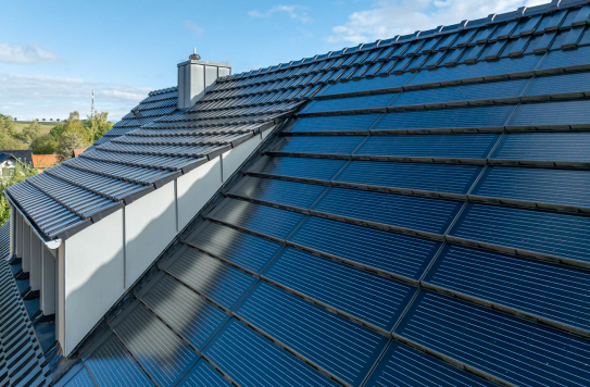 Referenz mit J160-PV auf saniertem Wohnhaus im Detail